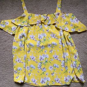Off the shoulder floral top